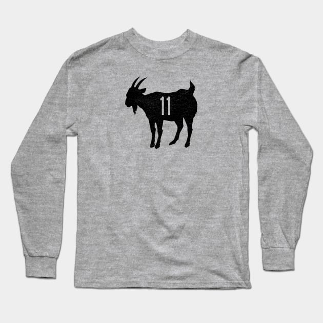 GOAT#11 Long Sleeve T-Shirt by Philly Drinkers